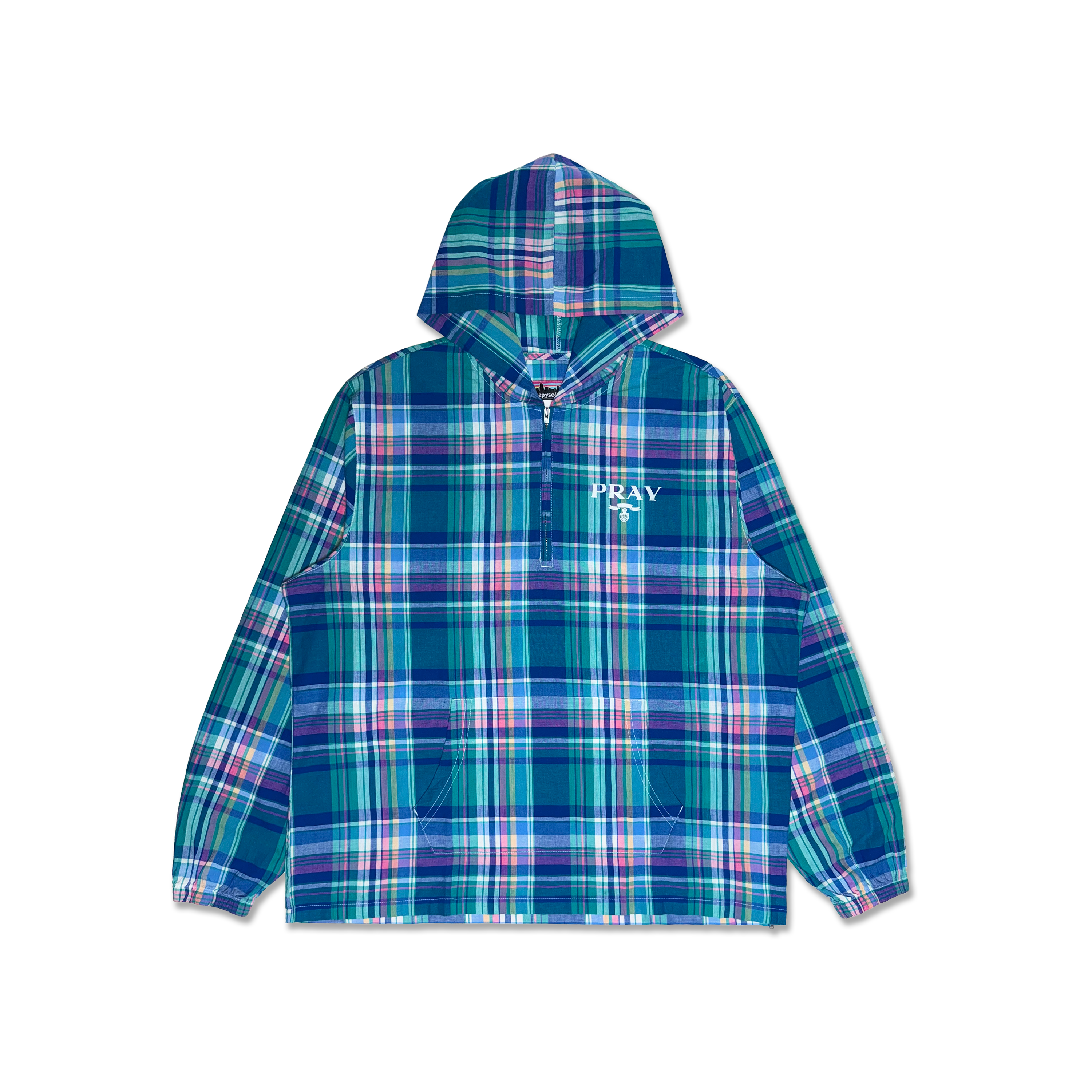 Plaid pullover